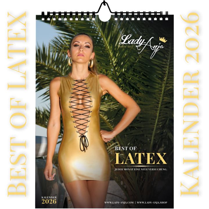 Best of Latex Lady Anja A3 Kalender 2026
