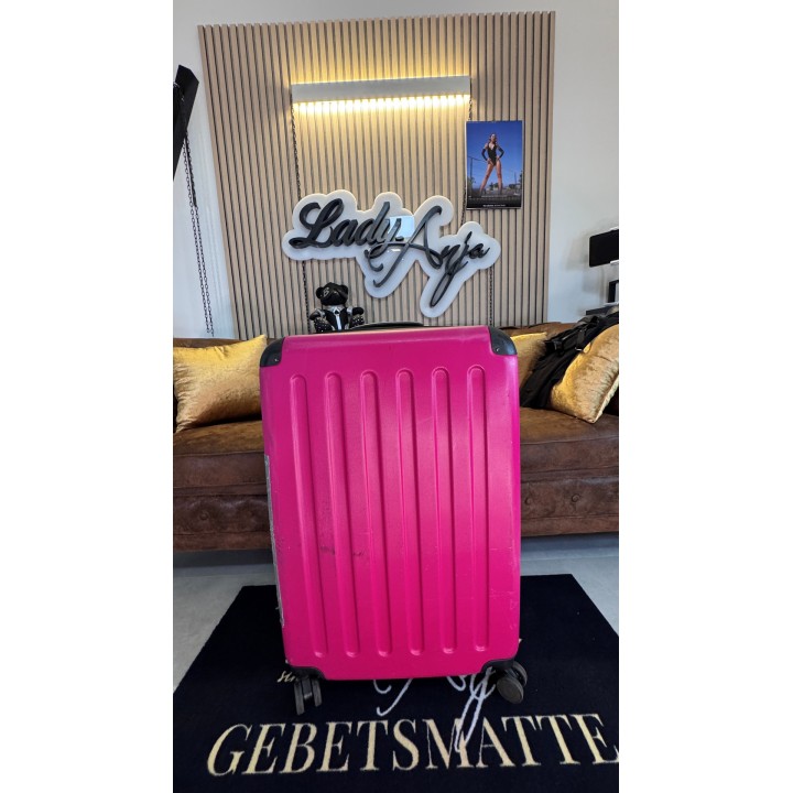 Mein pinker Reisekoffer mit  Überraschungsinhalt
